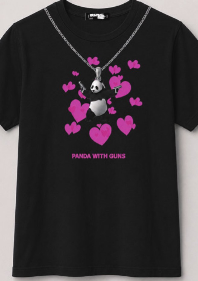 Panda with Guns TEE（仮画像）