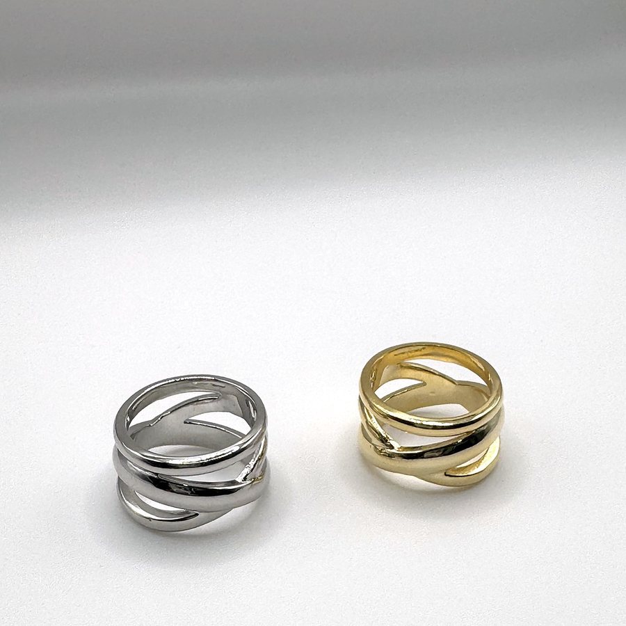 Triple line ring｜三筋（SUS-09）