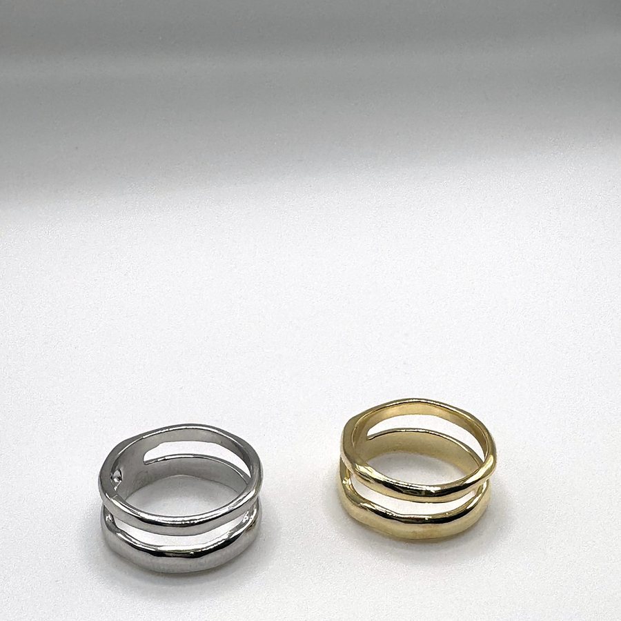 Double line ring｜二筋（SUS-11）